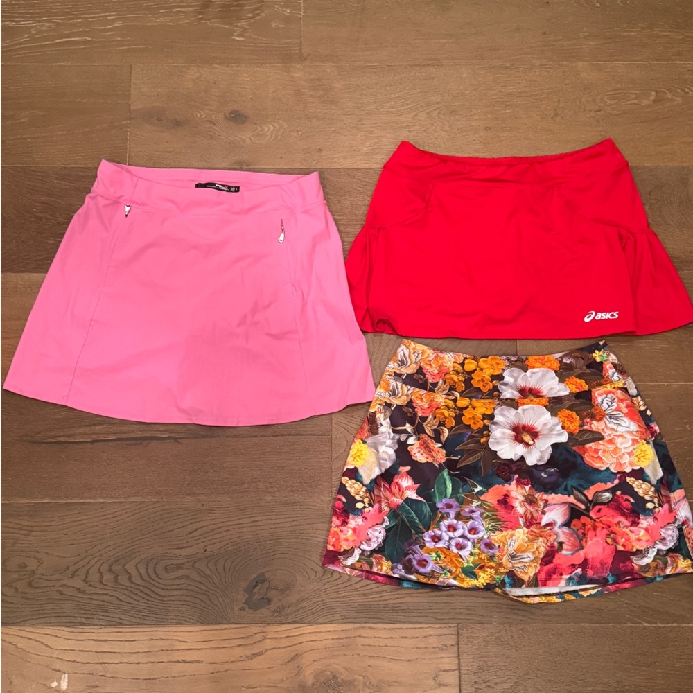 Three Women's Tennis/Golf Skirts